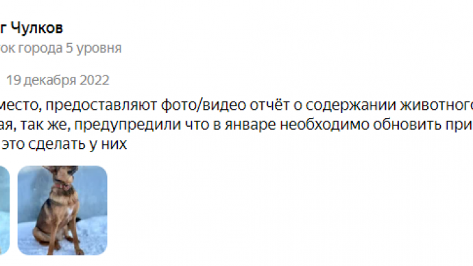 Отзыв о Зоозабота - 8